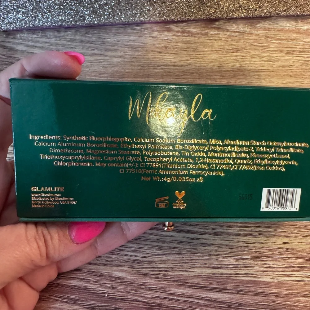 Glamlite Mikayla Paht Two Highlighter Palette - Green - Picture 2 of 4